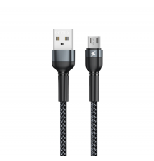 Кабель REMAX Jany Series Aluminum Alloy Braided. data cable Micro-Black ( )