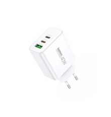 Мережевий зарядний пристрій REMAX Kiddy Series Fast Charger EU-White ( )