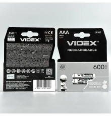 Акумулятор Videx Rechargeable, AAA. (, AAA,NiMN)