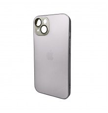Чохол для смартфона AG Glass Matt Frame Color Logo for Apple iPhone Titanium Grey ( )