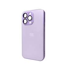 Чохол для смартфона AG Glass Matt Frame Color Logo for Apple iPhone Pro Light Purple ( )