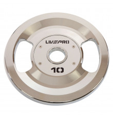 ББлини диски сталеві 2 Handle металева втулка LiveUp LP8338-10 ø51мм 10кг сірий