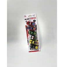 Колекційний набір з металевих інерційних машинок Die-Cast