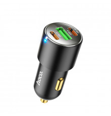 Автомобільний зарядний пристрій HOCO ) car charger Black ( )