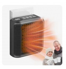 Портативний керамічний тепловентилятор у розетку Warm Air Blower, Вт, міні-обігрівач із дисплеєм