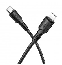 Кабель BOROFONE Certain PD charging data cable iP Black ( )