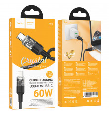 Data Cable Hoco Spirit transparent Type-C to Type-C.