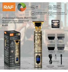 Бездротовий тример для волосся RAF, машинка для стрижки з USB
