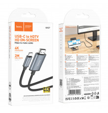 Кабель Hoco HD on-screen Type-C to HDMI