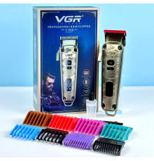 Машинка для стрижки VGR Professional з насадками + Тример та бритва