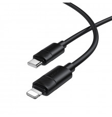 Кабель BOROFONE Leya silicone charging data cable iP Black ( )