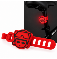 Велоліхтар STOP, Waterproof, Li-Ion акумулятор, ЗП Type-C