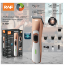 Акумуляторний тример для бороди та вусів RAF, машинка для стрижки з USB