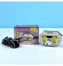 Ліхтар налобний Red light (XPE+COB, Motion Sensor, вбудований акумулятор, Type-C)