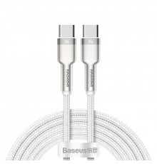 Кабель Baseus Cafule Series Metal Data Cable Type-C to Type-C White ( )