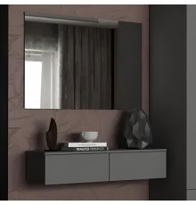 Комплект меблів Doros Левія + дзеркало Графіт 100х32х100 (DRS-011842)