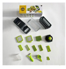 Ручна овочерізка Nicer Dicer, кухонний подрібнювач для овочів, чорна