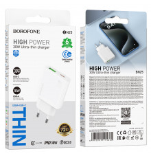 Мережевий зарядний пристрій Borofone Wish GaN.