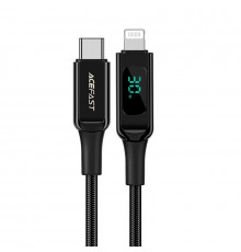 Кабель ACEFAST Type-C to iP,,,., nylon, zinc connectors, Black ( )