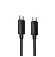 Кабель BOROFONE Leya silicone charging data cable C to C Black ( )