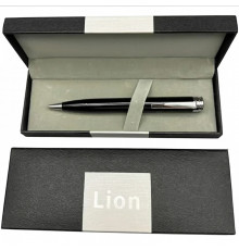 Кулькова ручка в подарунковому футлярі, металева LION