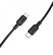 Кабель BOROFONE Lenny silicone charging data cable C to ) Black ( )