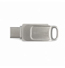 Флеш-накопичувач Wibrand USB. Bee USB Type-A/USB Type-C Silver (. )