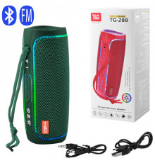Bluetooth-колонка з RGB ПІДСВІЧУВАННЯМ, speakerphone, радіо, green