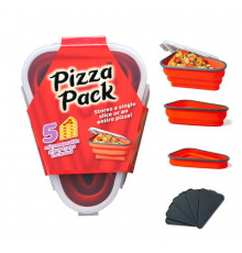 Силіконовий складаний контейнер для піци Pizza Pack