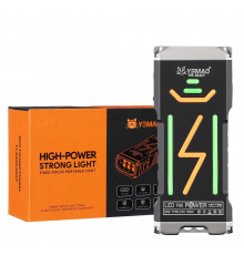 Ліхтар YEMAO, Li-Ion акумулятор, Power Bank, ЗУ Type-C, чохол