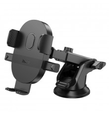 Автотримач для телефона HOCO Mighty one-button car holder(center console) Black ( )