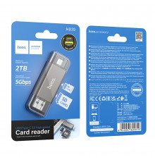 Card Reader Hoco USB, Type-C. high-speed