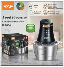 Електричний кухонний подрібнювач RAF, металевий чопер для продуктів л