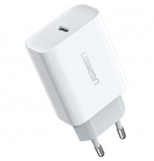 Мережевий зарядний пристрій UGREEN Fast Charging Power Adapter with PD EU (White) ( ) ( )
