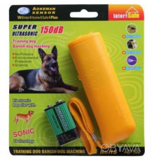 Портативний ультразвуковий відлякувач собак Drive Dog з батарейкою Крона