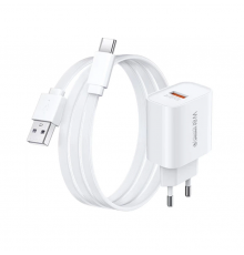 Мережевий зарядний пристрій з кабелем REMAX Kiddy Charger+ Cable Set EU-A-C ( )