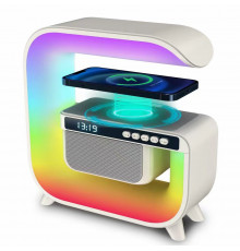 Light Sound Machine, RGB нічник, годинник, бездротова зарядка, Bluetooth колонка