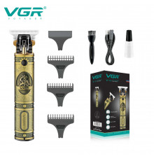 Машинка (триммер) для стрижки волосся та бороди VGR, Professional, насадки, STRONG BATTERY