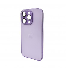 Чохол для смартфона AG Glass Matt Frame Color Logo for Apple iPhone Pro Light Purple ( )