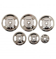 Диски сталеві 2 Handle LiveUp LP8338 ø51мм 2,5-5-10-15-20-25 кг