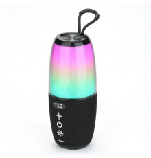 Bluetooth-колонка з RGB ПІДСВІЧУВАННЯМ, speakerphone, радіо, black