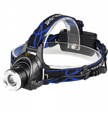 Ліхтар налобний Police,, zoom, ЗП microUSB, Box