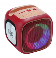 Bluetooth-колонка з RGB ПІДСВІЧУВАННЯМ, speakerphone, радіо, red
