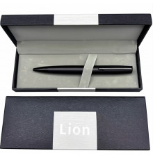 Подарункова ручка в коробці Lion (чорна матова)