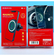 Holder Borofone Mobile magnetic з бездротовою зарядкою