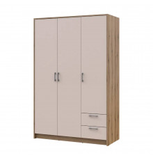Шафа для одягу Doros Ронді Дуб Артизан/Кашемір 3ДСП 121х52х195 DRS-011661 (80737815)