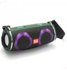 Bluetooth-колонка з RGB ПІДСВІЧУВАННЯМ, speakerphone, радіо, green