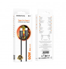 Data Cable Borofone Sharp Type-C to Type-C
