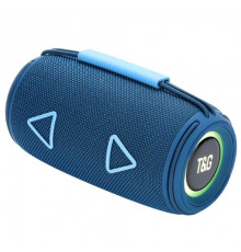 Bluetooth-колонка з RGB ПІДСВІЧУВАННЯМ, speakerphone, радіо, blue