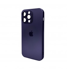 Чохол для смартфона AG Glass Matt Frame Color Logo for Apple iPhone Pro Max Deep Purple ( )